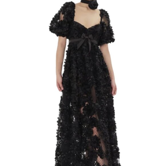 For Love & Lemons Astrid Maxi Dress (Black) - Picture 6 of 6
